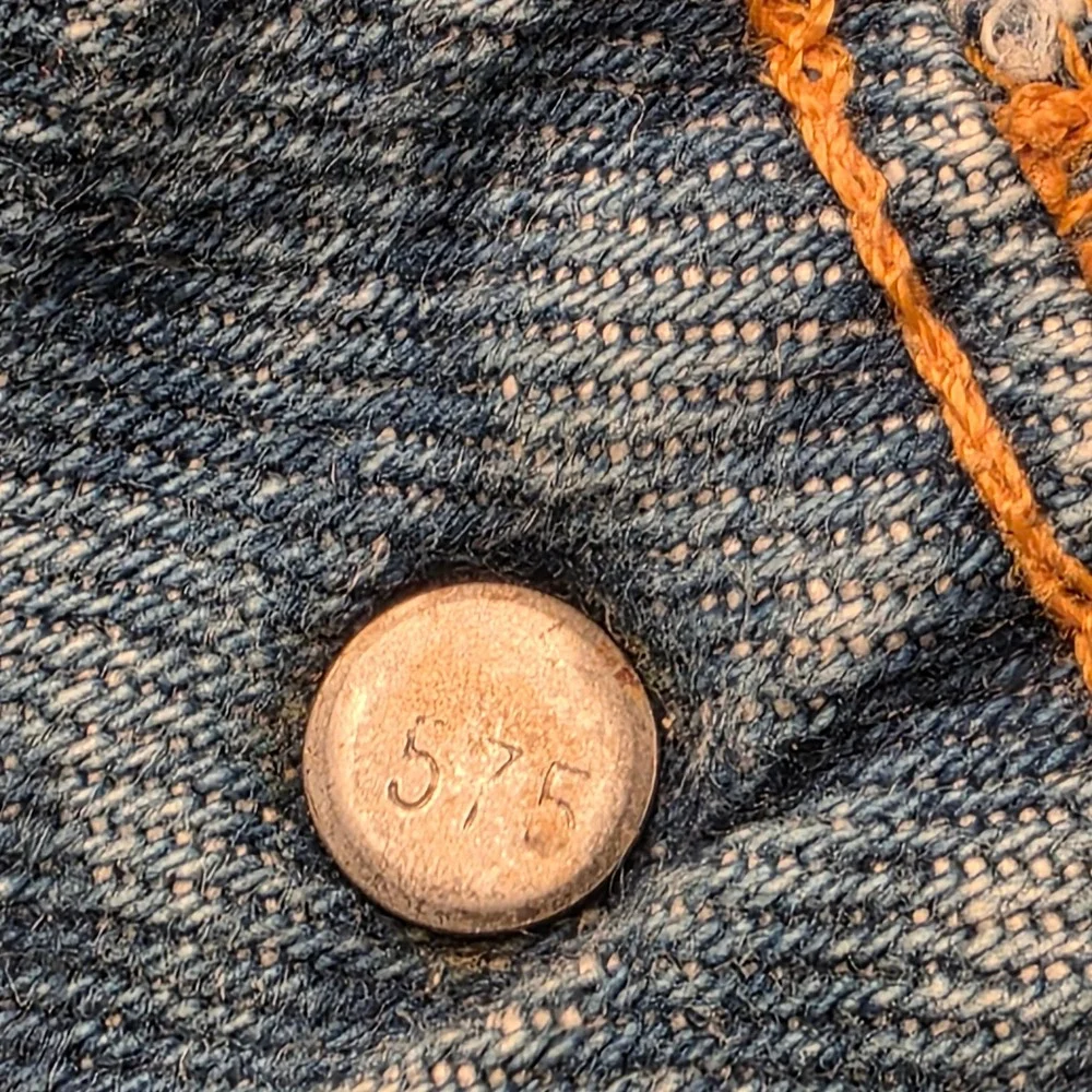 Levi's 505 Jeans Mens 36x34 (Fits 36x33) VTG Straight Orange Tab Vintage Skater